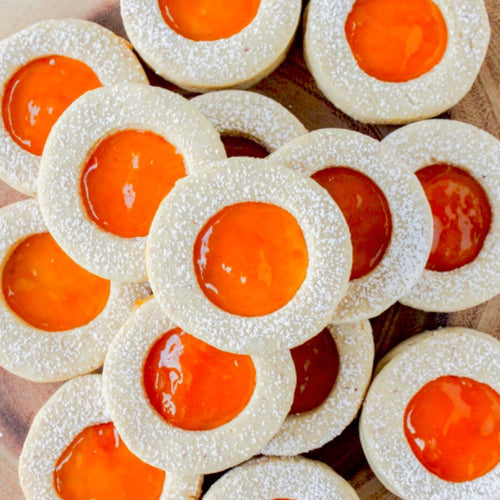 Apricot Linzer  (24 pieces per box) لانكشير مربي خوخ